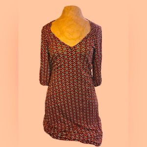 Classy Modaspia Flower Print Midi Dress